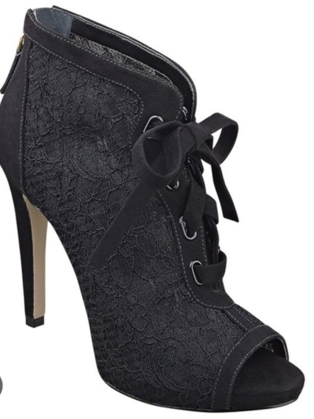 Nine West Women's Black Lace Boots